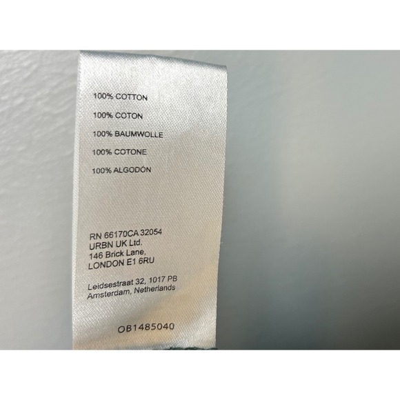 PILCRO Anthropologie Ribbed Knit V Neck Tank Top Green Medium Cropped Festival - Picture 4 of 5